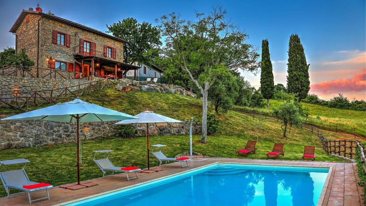 La Casa Di Elsa 6, Emma Villas Santa Fiora Bagian luar foto